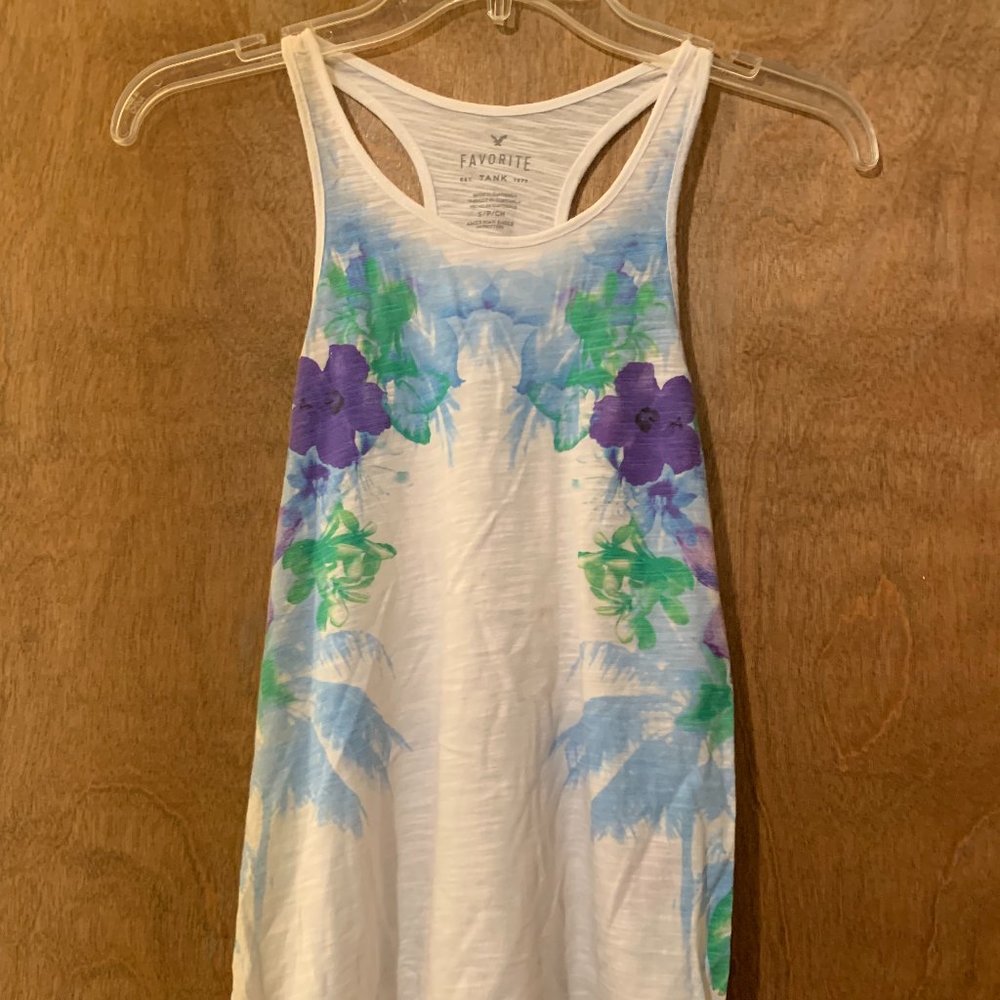 American Eagle Outfitters Women's Floral Favorite Tank Size Small